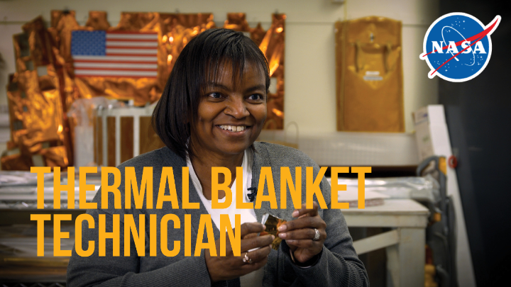 Paula Cain started her career in fashion design—now, she's a thermal blanket technician at NASA Goddard, making sure our telescopes and spacecraft can run at a steady temperature. Learn more about her journey in our latest Broken Link episode of "Surprisingly STEM!"