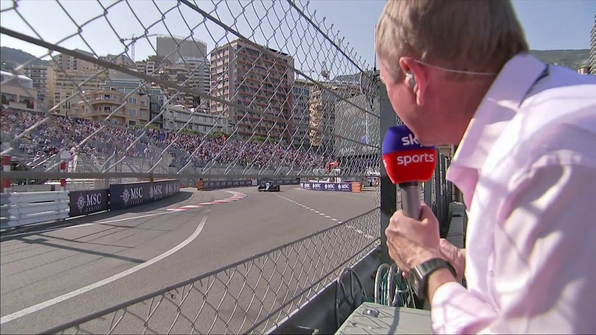 "Oh my goodness me!" 🤯 Martin Brundle got SO CLOSE to the action in Monaco! 😮