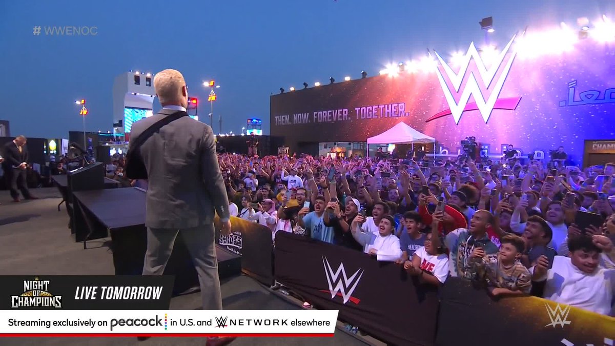 The American Nightmare has arrived! The fans in Jeddah love them some Cody Rhodes 🙌 #WWENOC