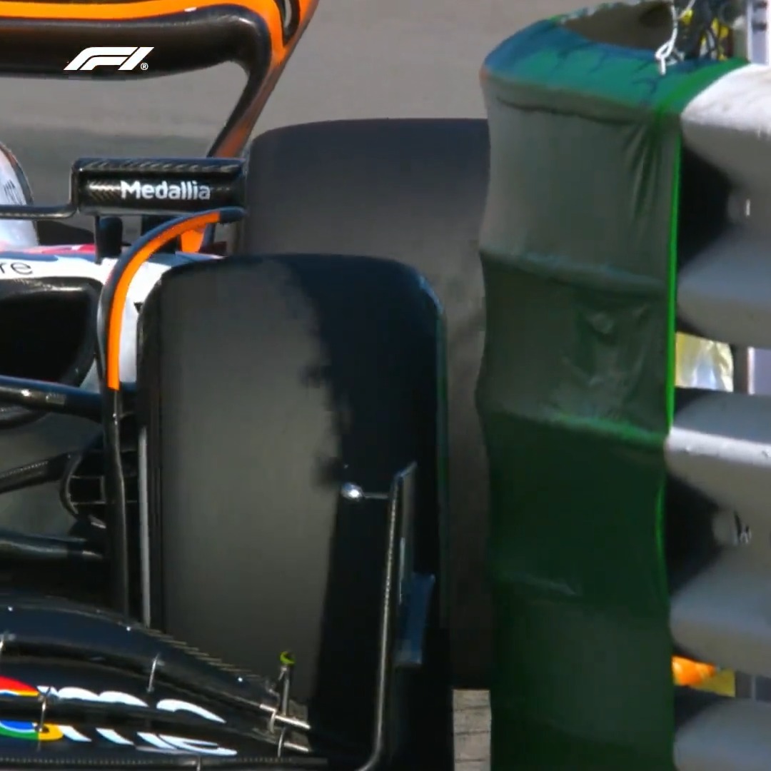 Lando Norris using all the track 😮 #MonacoGP #F1
