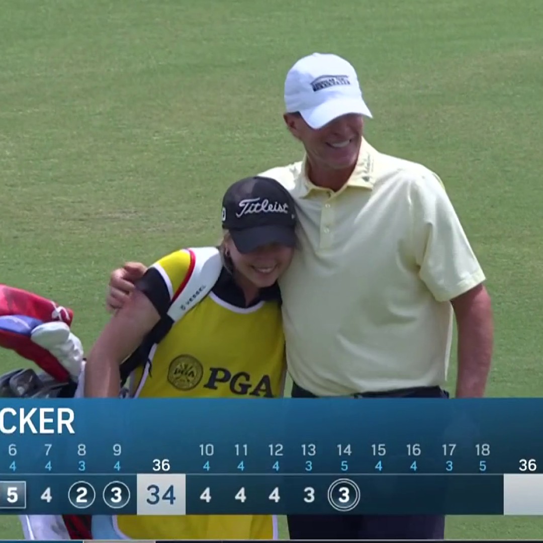 Steve Stricker holes out for EAGLE from the fairway on 14! 💥🦅 #SrPGAChamp 📺: Golf Channel and Peacock