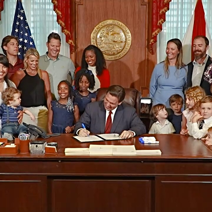Floridians are feeling the effects of Bidenflation, which is why I signed a record tax relief package to help our families combat rising costs.