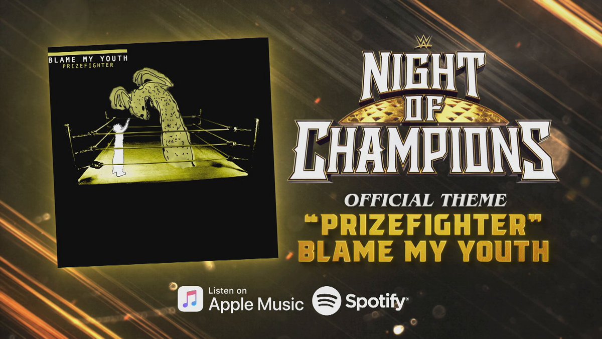 Claim the title. Blame My Youth’s “Prizefighter” is an official theme song of #WWENOC!