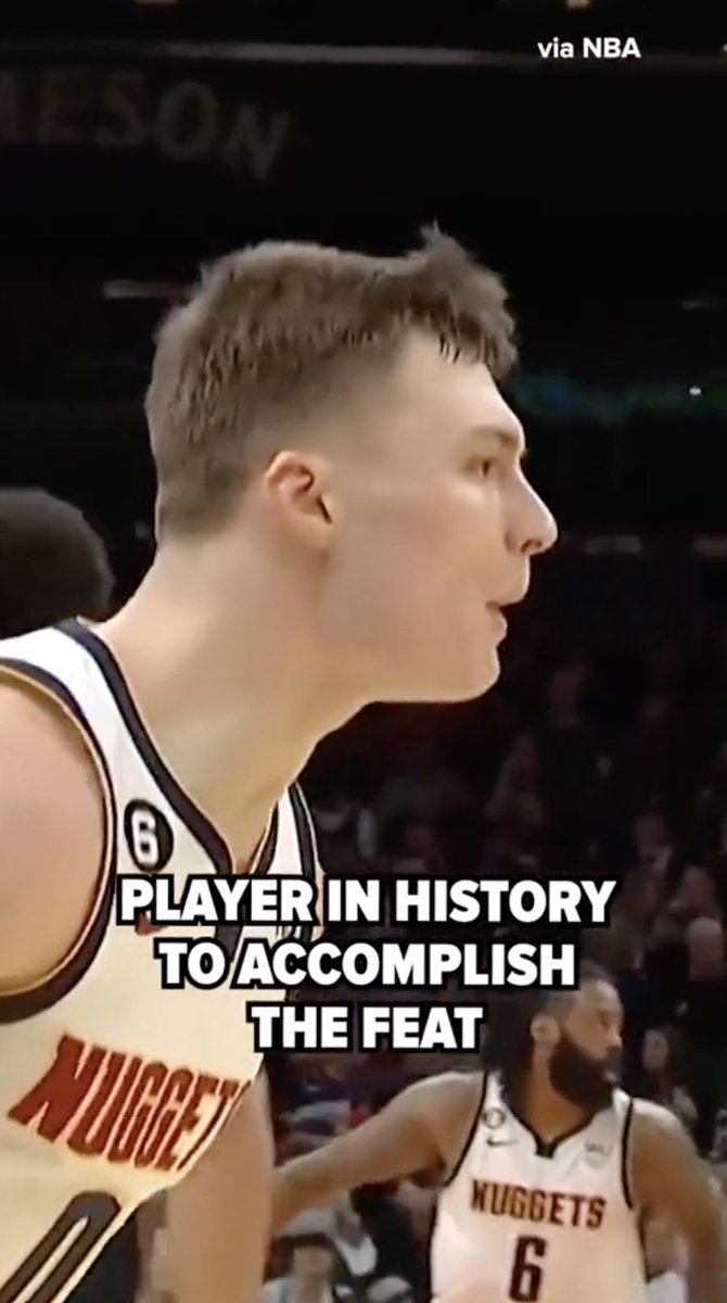 Former Kansas Men’s Basketball guard, Christian Braun, could make history if the Denver Nuggets win an NBA title ✍️