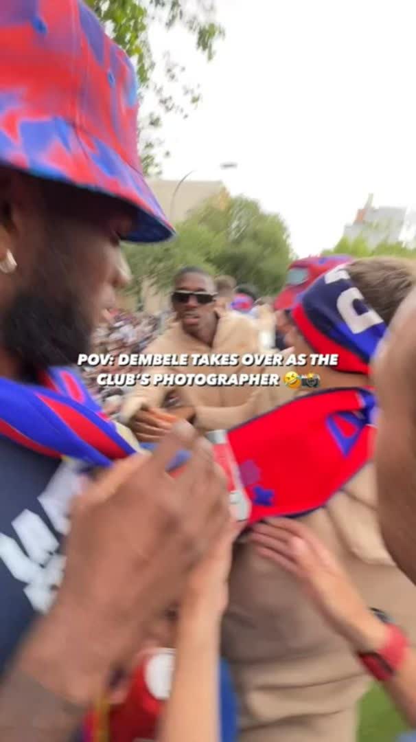📸🤣 Fotógrafo Ousmane Dembélé