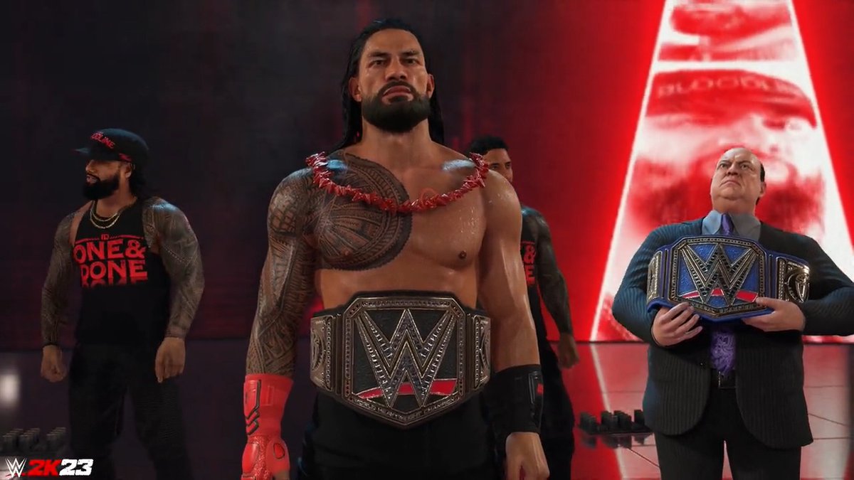 Drop a ☝️ if you acknowledge the Tribal Chief! #WWE2K23 Roman Reigns