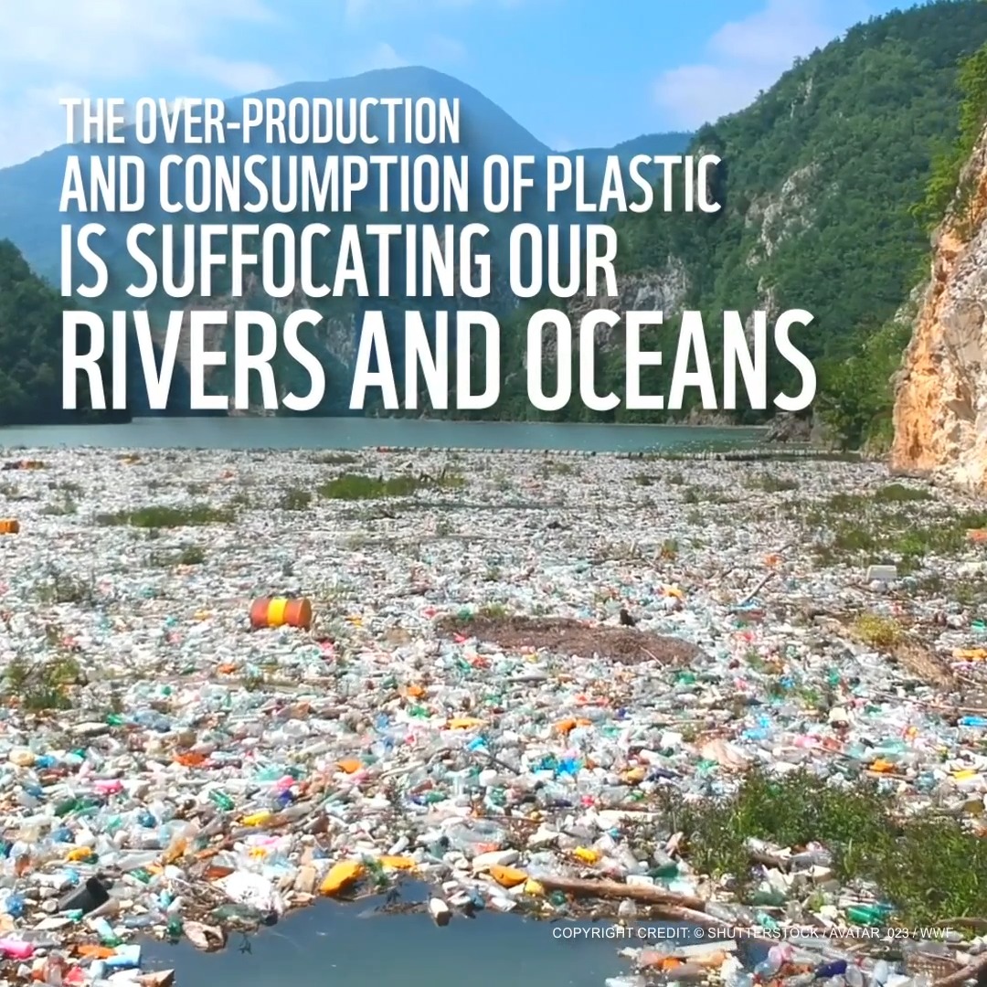 Plastic's in everything: rivers, oceans, food and even the air we breathe. We need to act before it's too late. We demand an ambitious global #PlasticsTreaty from world leaders. ⏰ Let's #StopPlasticPollution now. RT if you're with us! #INC2