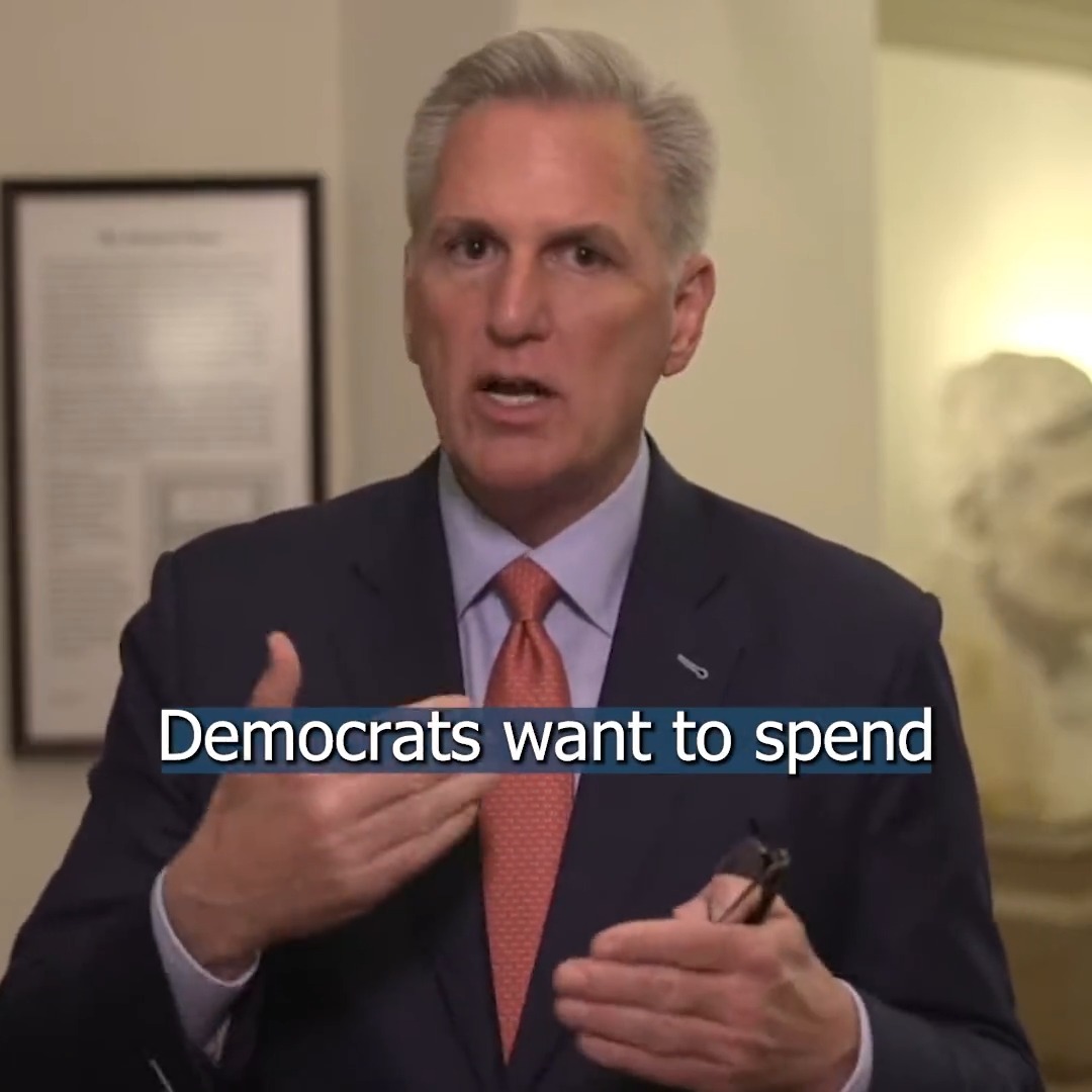 Democrats want to spend more and tax more. Republicans are fighting to change that. It's really that simple.