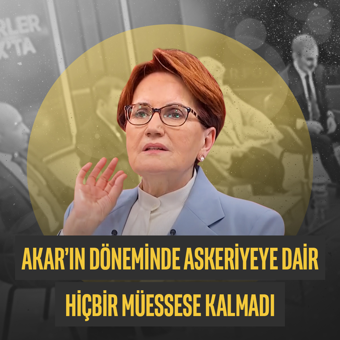 Bugün müesses nizamdan bahsedenlerin görevde olduğu dönemde hiçbir müessese kalmadı.