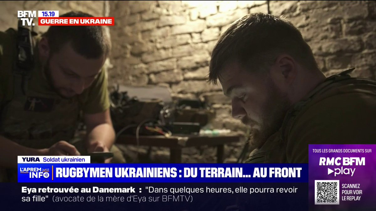🇺🇦 Ces rugbymen ukrainiens engagés dans une unité de pilotage de drone dans l'armée