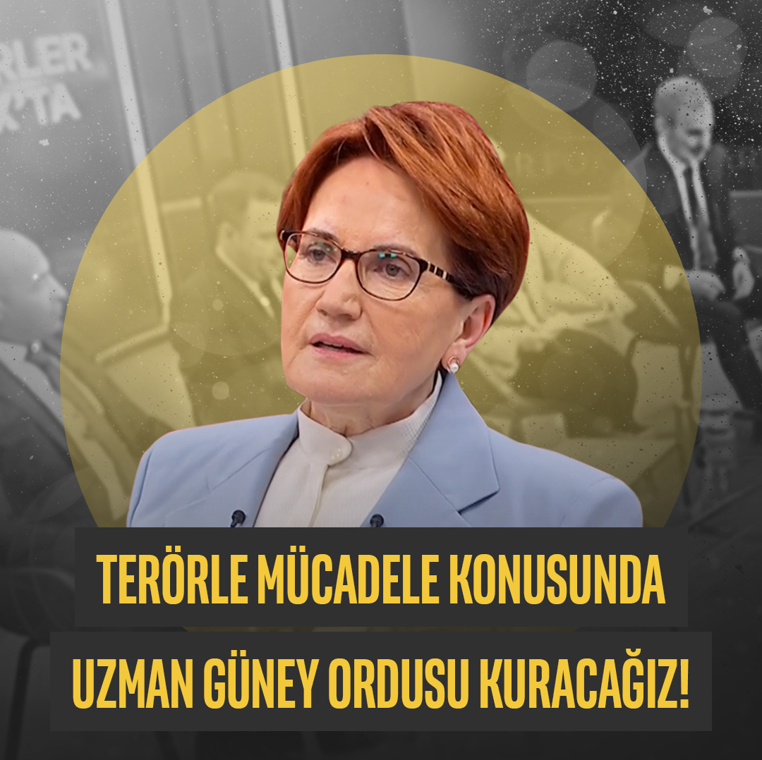 Hem göç konusunda hem sığınmacıların gönderilmesi konusunda hem de terörle mücadele konusunda uzman bir Güney Ordusu'nun kurulması ülkemiz için çok önemlidir. Biz geldiğimizde bunu yapacağız!