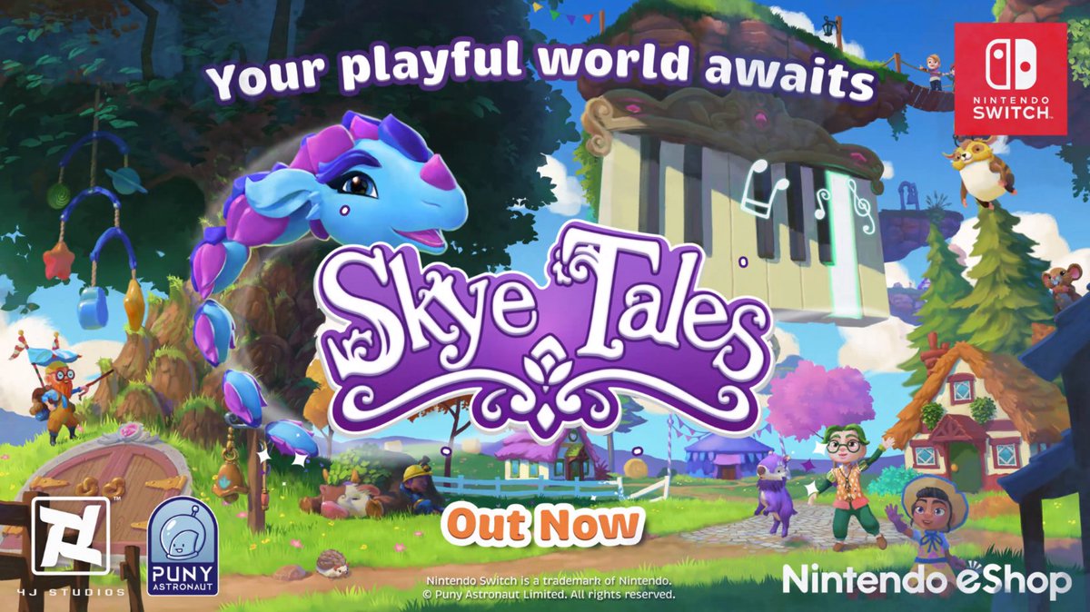Glide across colourful, musical valleys in the gentle puzzle exploration game Skye Tales, out now on #NintendoSwitch! Soar into a friendly world: