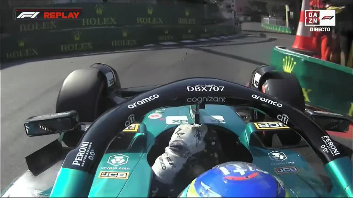 "No puedo empujar más fuerte. Es el máximo" "No estéis decepcionados. ESTO ES MÁGICO" ¡QUÉ PEDAZO DE RADIO DE FERNANDO ALONSO a su equipo! 😍 #MonacoDAZNF1 🇲🇨