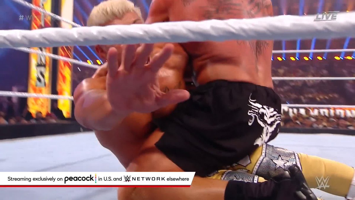 What a match! #WWENOC