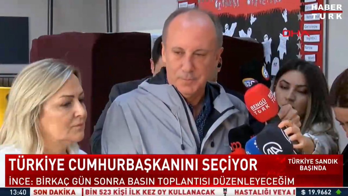 Memleket Partisi Genel Başkanı Muharrem İnce açıklama yaptı. "Kim nerede ne yanlış yaptı kim nerede ne doğru yaptı, birkaç gün sonra basın toplantısıyla anlatacağım."