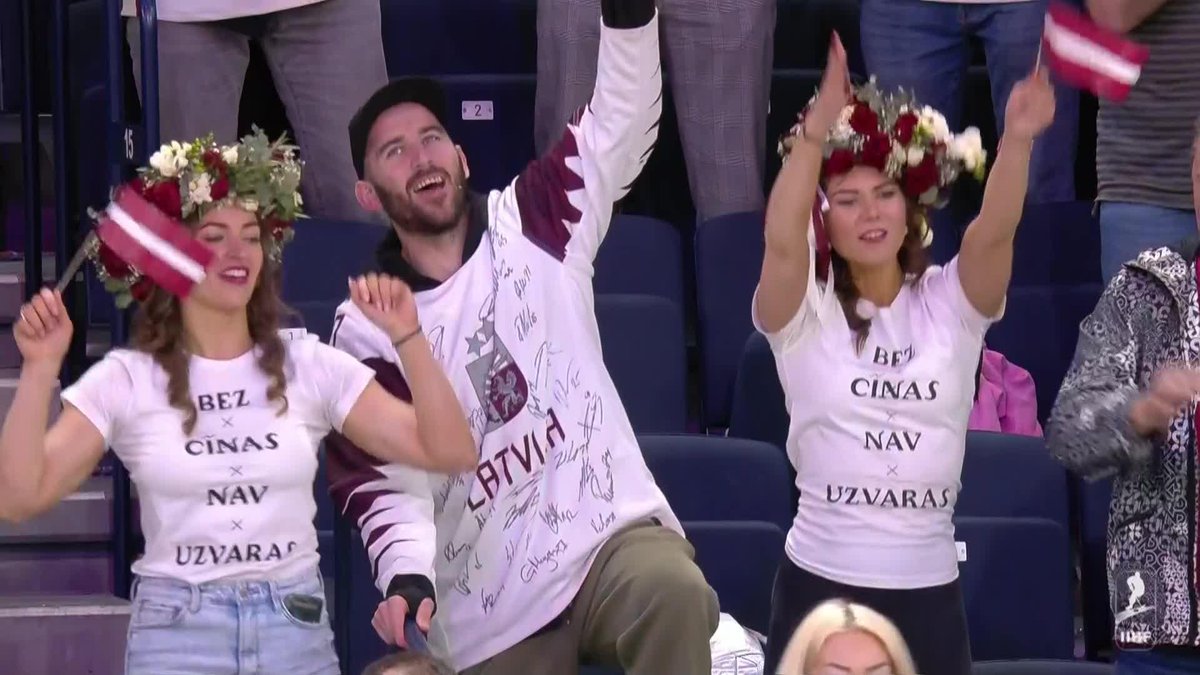 Dievs, svētī Latviju!🇱🇻 LV Hokeja federācija #USALAT #IIHFWorlds