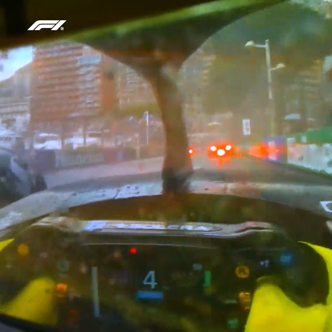 Rain in Monaco means one thing - chaos on track! 🤯 #MonacoGP #F1