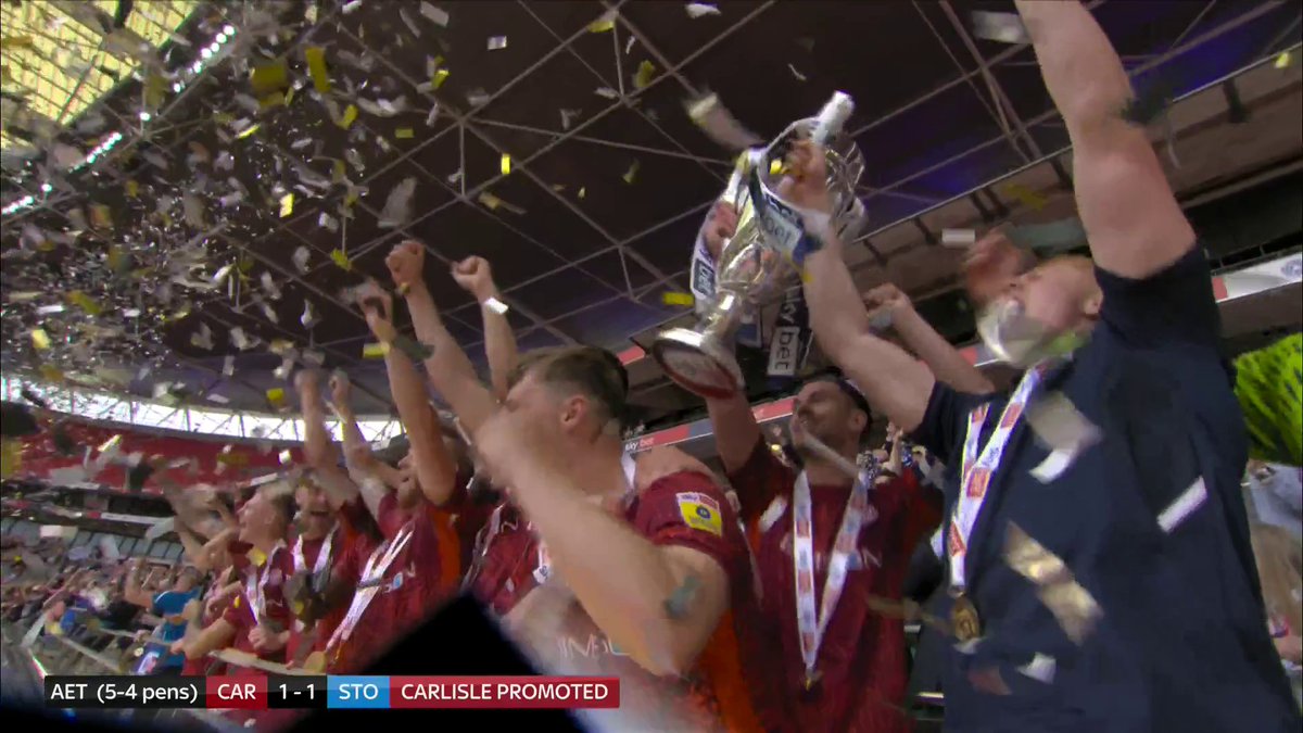 Carlisle are back in League One! 🏆