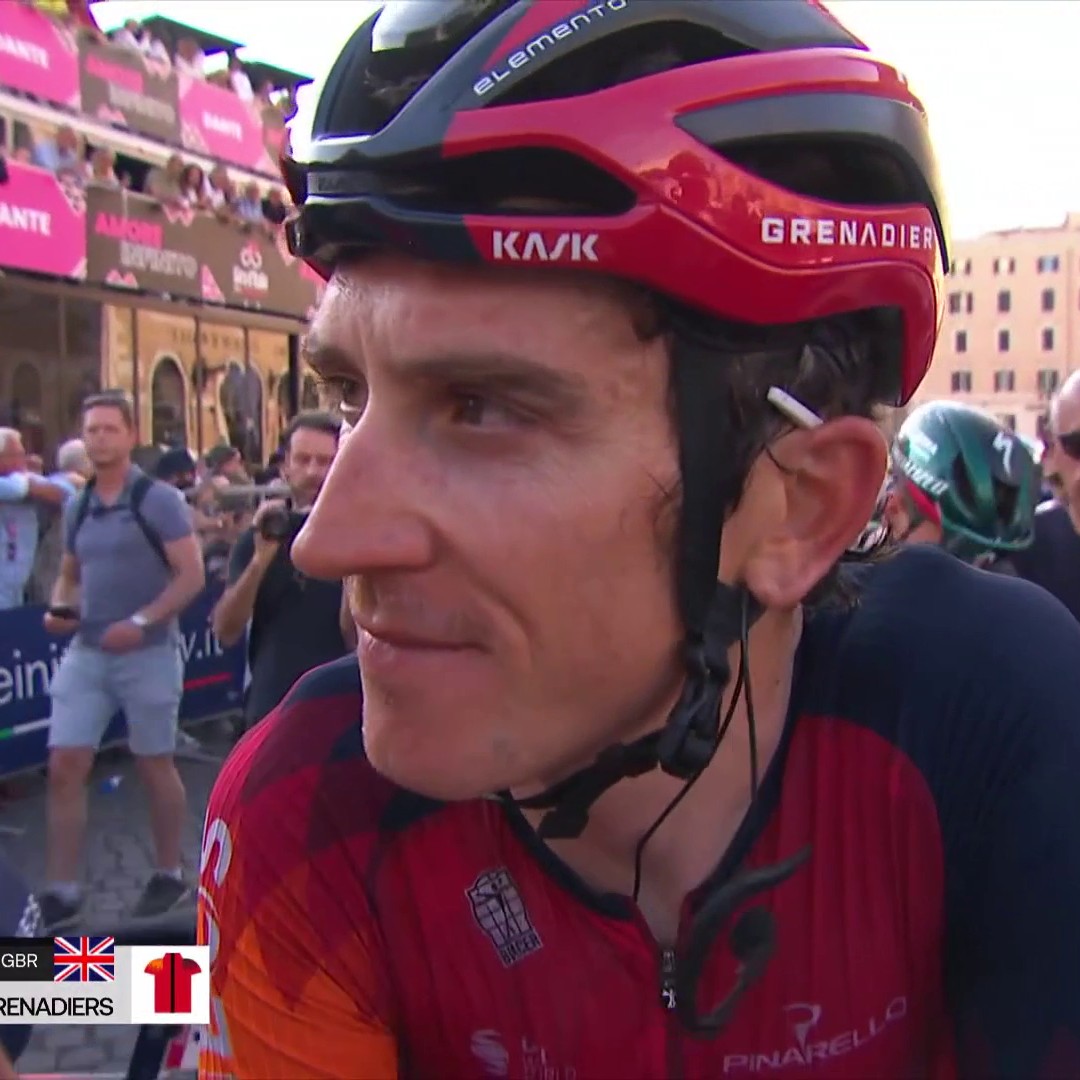 "I thought, help a brother out." Geraint Thomas on helping his longtime friend Mark Cavendish to the final stage win in this year's Giro 🗣