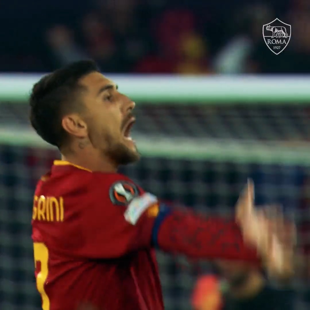 4⃣🅰️ 4⃣⚽️ ©️ Lorenzo Pellegrini nel nostro cammino verso la #UELfinal #ASRoma