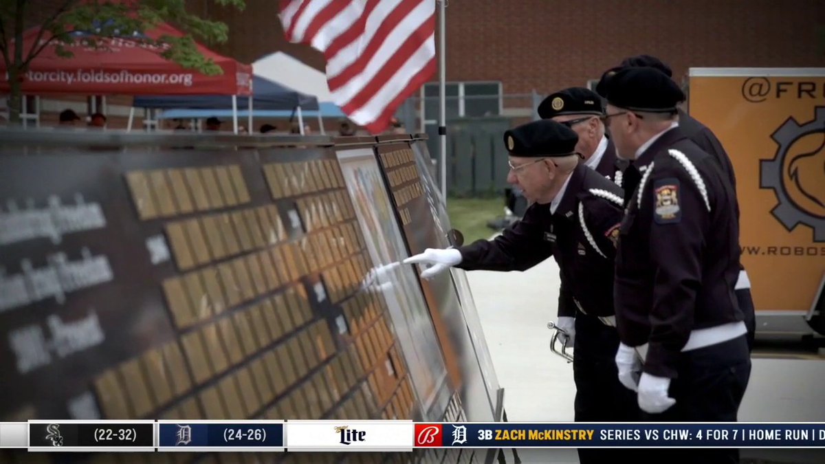 We're all indebted to our veterans, and Northville Baseball is doing their part to make sure that those who served are properly remembered and honored - especially on Memorial Day. #RepDetroit I Fieger Law