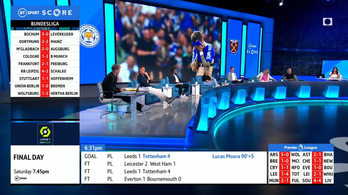 Everton have done it!! 🙌 The Toffees survive as Leicester and Leeds are both relegated to the Championship... #BTSportScore
