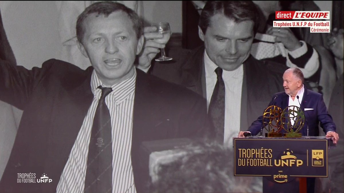 👏 Standing ovation pour Jean-Michel Aulas #TropheesUNFP