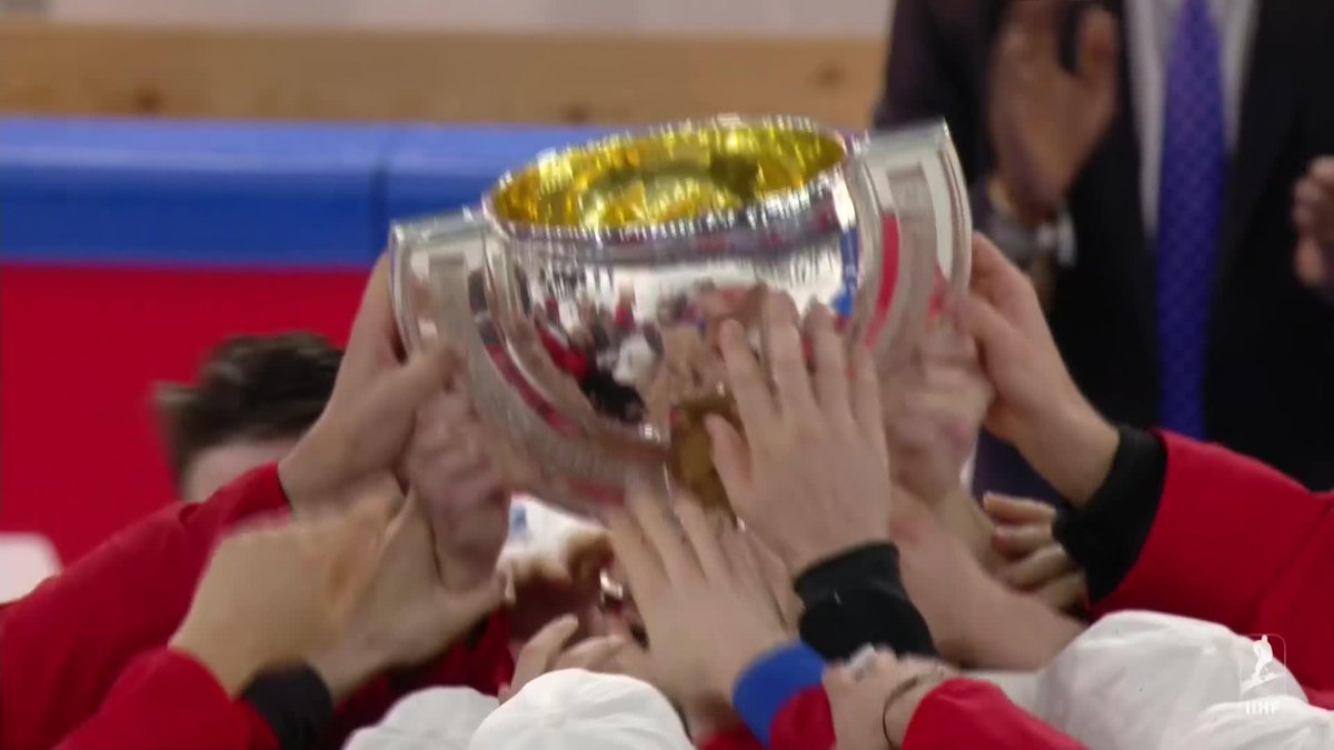 Trophy = claimed😎🇨🇦 Hockey Canada #IIHFWorlds