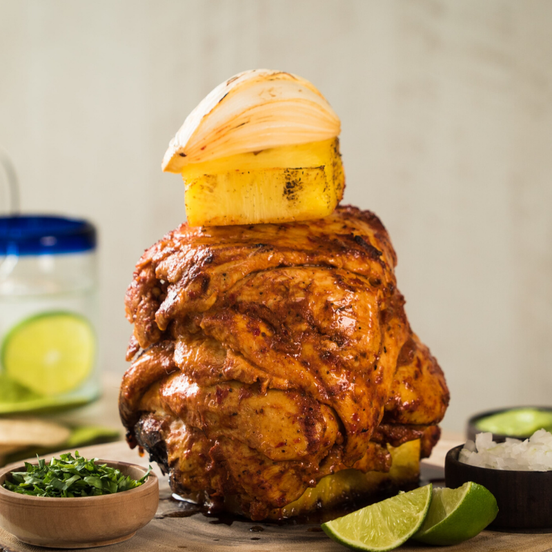 Aprende a hacer el adobo para los tacos al pastor y prepáralos con pollo para una comida familiar Receta 👉
