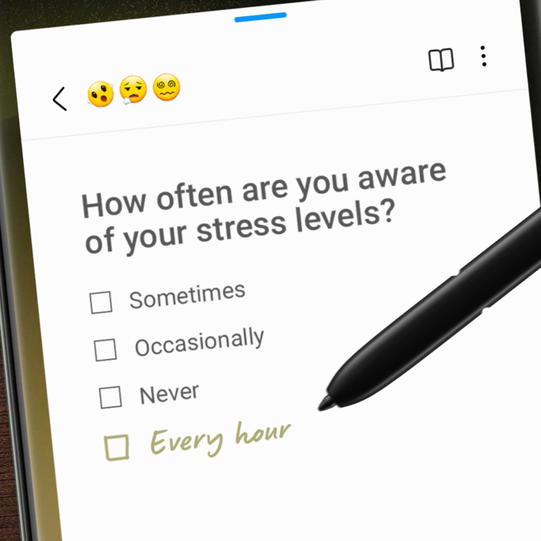 Measuring stress is a form of #selfcare too! #GalaxyWatch5 👇 Tag a friend who needs this reminder. ❤️ #mentalhealth #Samsung Learn more: