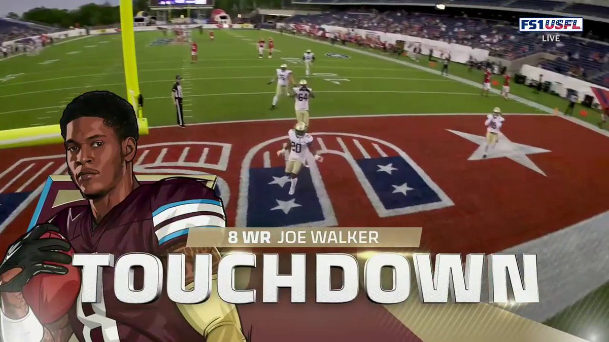 ARE YOU KIDDING ME!?!? Josh Love hangs in there to make the throw, and Joe Walker RUNS THROUGH THE DEFENDER to take it 68 yards to the house!!!