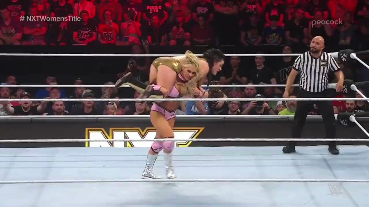 Tiffany Stratton's moonsault is simply PERFECT #NXTBattleground
