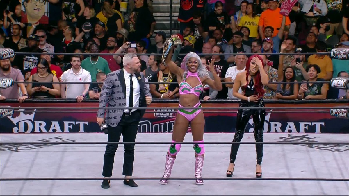 After her 60th title defense, TBS Champion Jade Cargill's open challenge has just been answered by none other than Kris Statlander!!! Order #AEWDoN LIVE on PPV right now! 🇺🇸: 🌐: