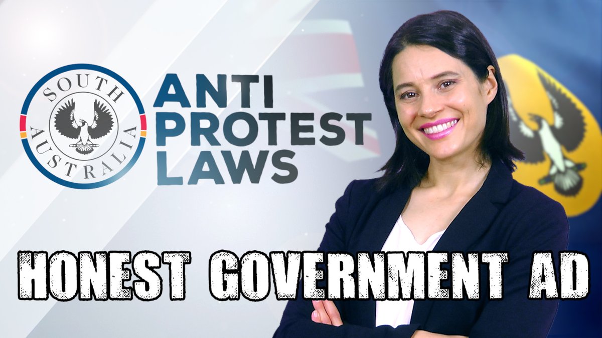 The South Australien Government has made an ad about its new anti-protest legislation, and it’s surprisingly honest and informative #ProtectProtest