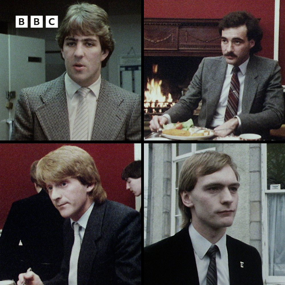 1983. Alex Ferguson’s Aberdeen team preparing to face Real Madrid in “their favourite hostelry”. It’s good stuff.