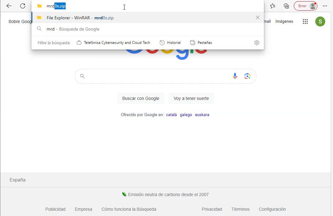 Se han currado un kit que aprovecha de forma práctica el peligro de los dominios .ZIP. Se entiende con el vídeo: simula en web un WinRAR para generar confianza y la descarga (falsa descompresión) es de un exe en realidad. Se podrían añadir carteles falsos de "analizado por AVs".