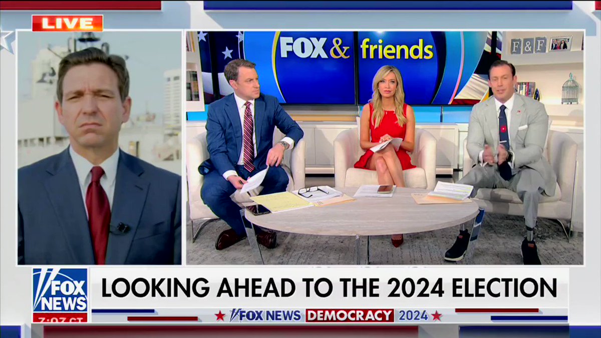 DESANTIS: “If I’m the nominee, I will beat Biden. I will serve two terms and I will be able to DESTROY leftism in this country.” “I’ve shown in Florida an ability to win huge swaths of voters…while also delivering the boldest agenda anywhere in the country.”