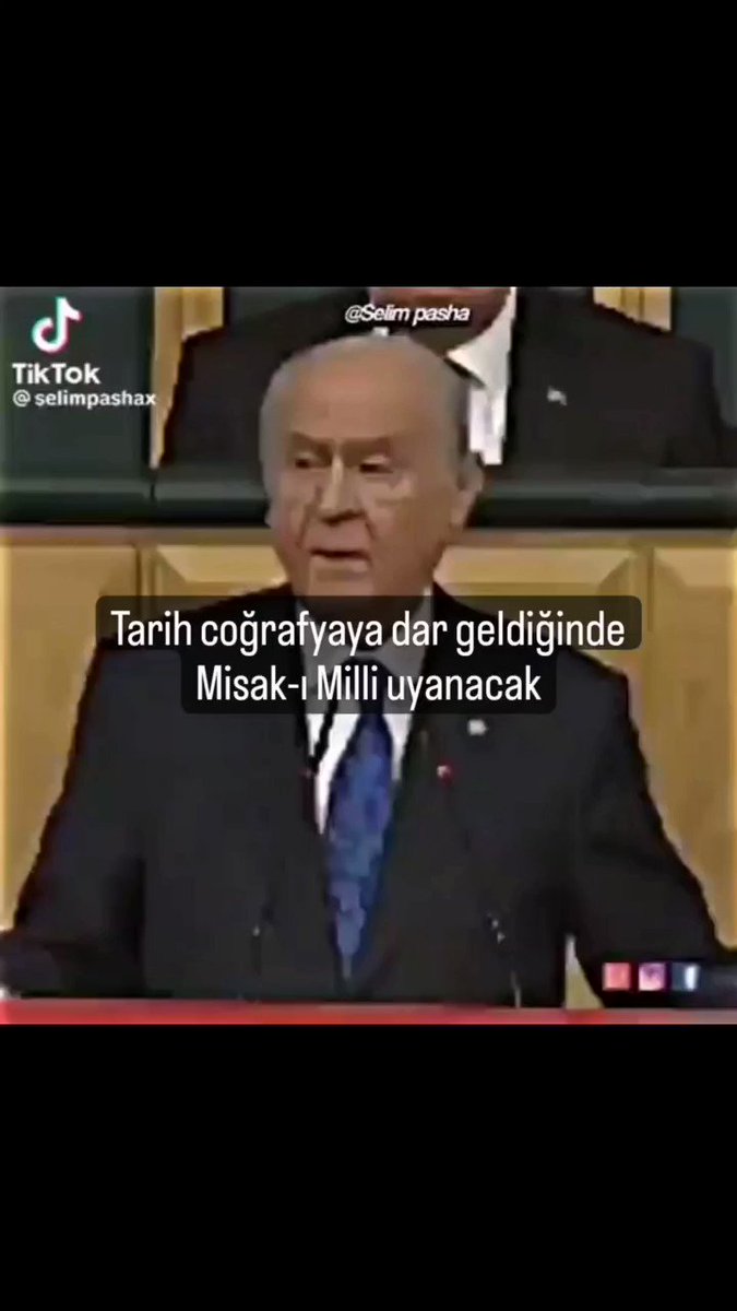 Tarih coğrafyaya dar geldiğinde Misak-ı Milli uyanacak Devlet Bahçeli