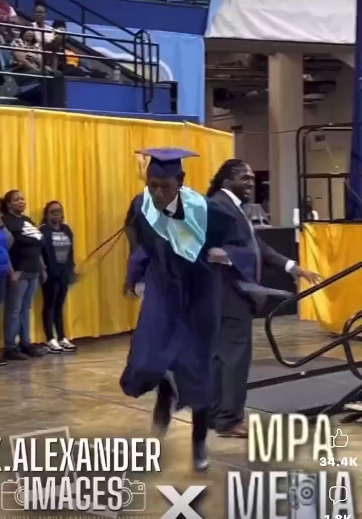 Caramel skin ass dude! THE BIGGEST HEATHEN Anyway. Look at my luh babies graduation in BR 🕺