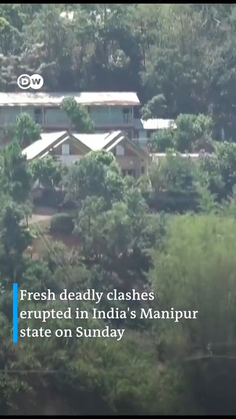 Heavy gun fight, burning of villages, people fleeing from their homes taking place in Manipur-Indian media remains silent because they can’t blame Pakistan or Muslims for this!