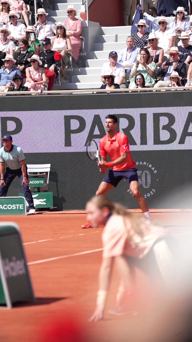 Let’s go ! Idemo ! 💪🏼👍🏼🙌🏼🙌🏼 #RolandGarros