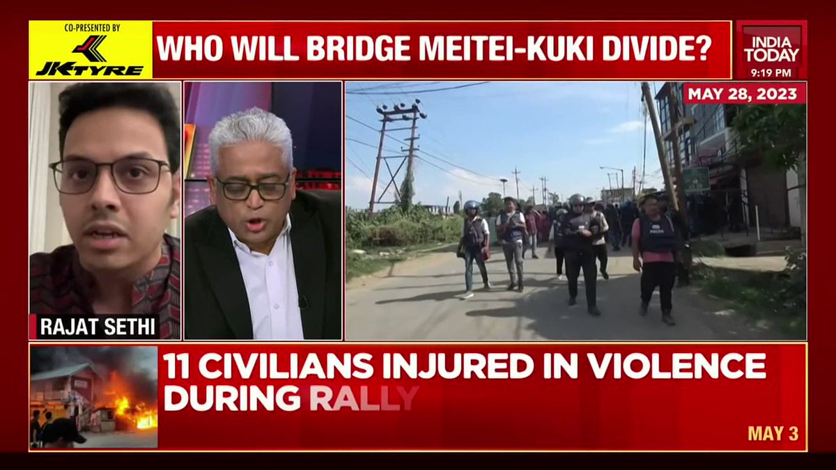 Manipur: Where are the guns coming from? Former advisor to Manipur CM, Rajat Sethi, responds #ManipurViolence #Manipur #NewsToday | Rajdeep Sardesai Rajat Sethi