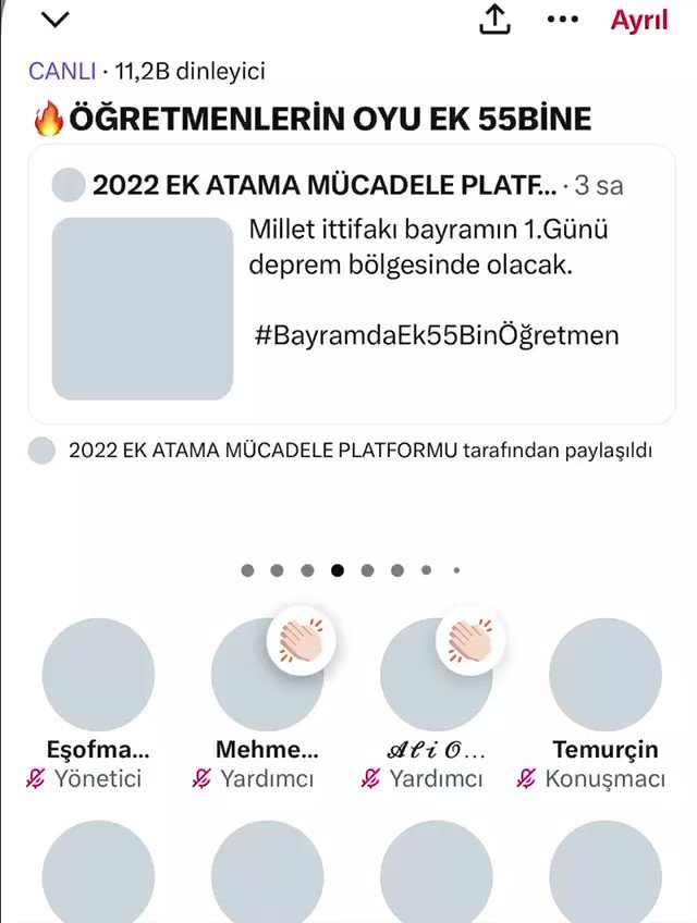 Sayın Dr. Sinan Oğan bizlere verdiğiniz sözleri tutacağınıza inanıyoruz.2022 Kpss puanlarımizla ADİL DAĞILIMLI İLAVE 55BİN Öğretmen Ataması Sayısı ve Takvimini ivedilikle açıklamanızı bekliyoruz Recep Tayyip Erdoğan Ömer Çelik T.C. Millî Eğitim Bakanlığı Yeniden Refah Partisi @ErbakanFatih #YeniBakanlaEk55BinAtama