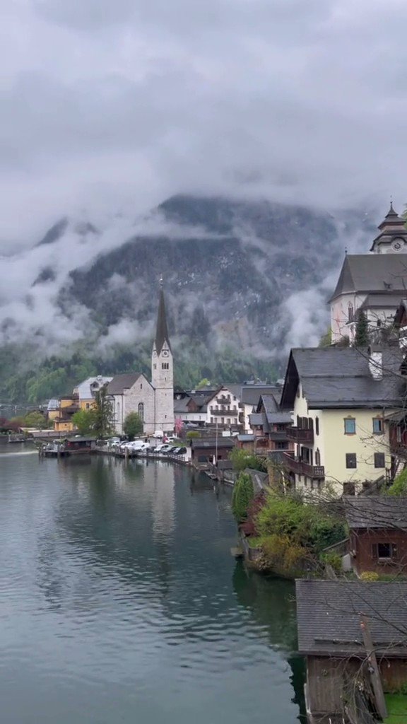 #النمسا 🇦🇹 التصوير فيه اجمل قرية بالنسما قرية هالشتات في منطقة كيتبزيل #سافر_بذكاء