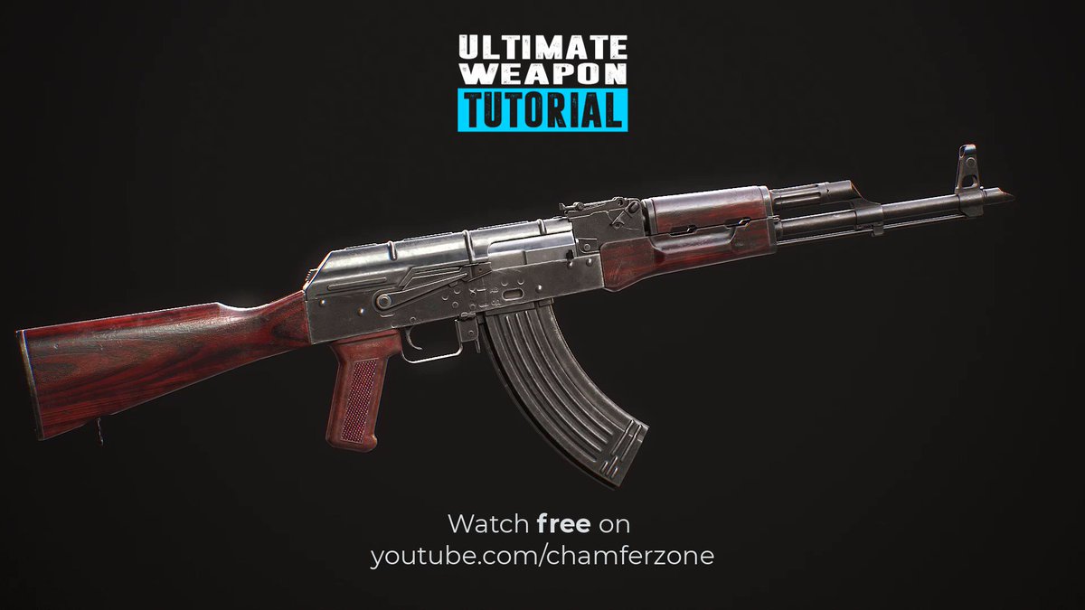 Hey everyone! I wanted to let you know that the Ultimate Weapon Tutorial is now free to watch! What your looking at here is the result you'll get at the end. It's a very in-depth tutorial and despite it's age (original release was in 2015) most of the techniques are still valid.