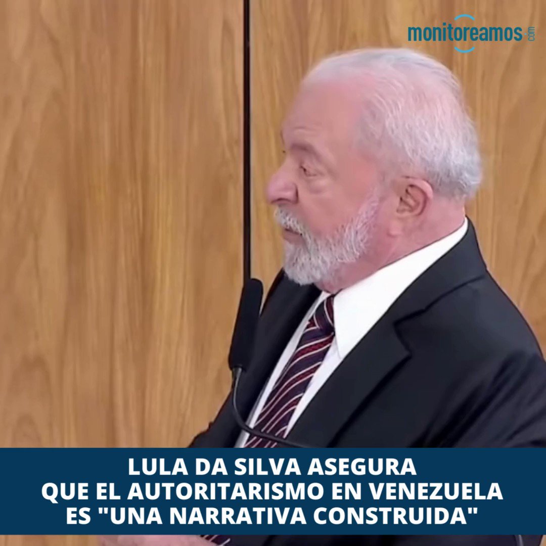 Lula da Silva asegura que el autoritarismo en Venezuela es "una narrativa construida"