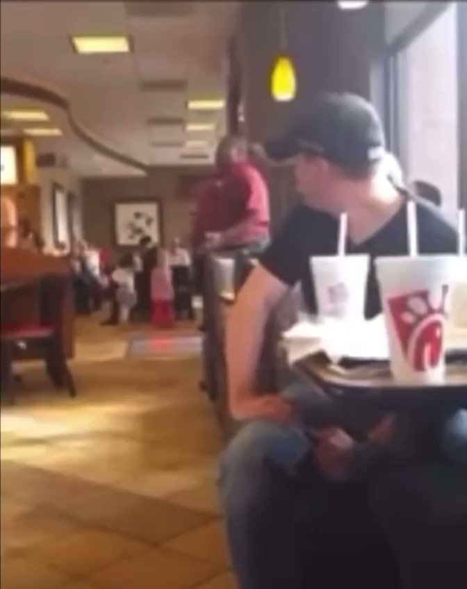 Don’t let them gaslight you. We are a Nation of Proud Americans who love and respect Our Country. This man randomly singing “God Bless The U.S.A.” in a diner is the soul of America. We need more people like him and less people like Joe Biden.