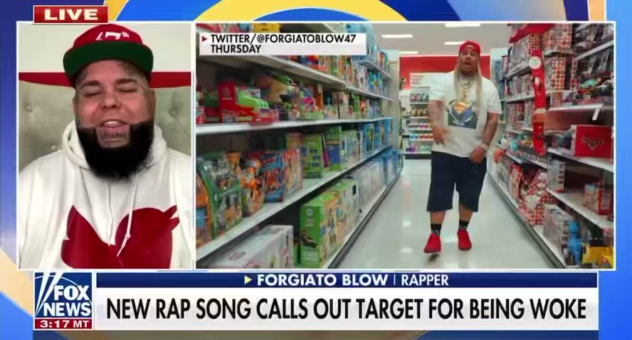 Rapper explains on Fox his anti-Target &amp; Bud Light songs: “Somebody has to stand up for the kids. That’s why they start with this agenda with the younger group - they’re easily manipulized.”