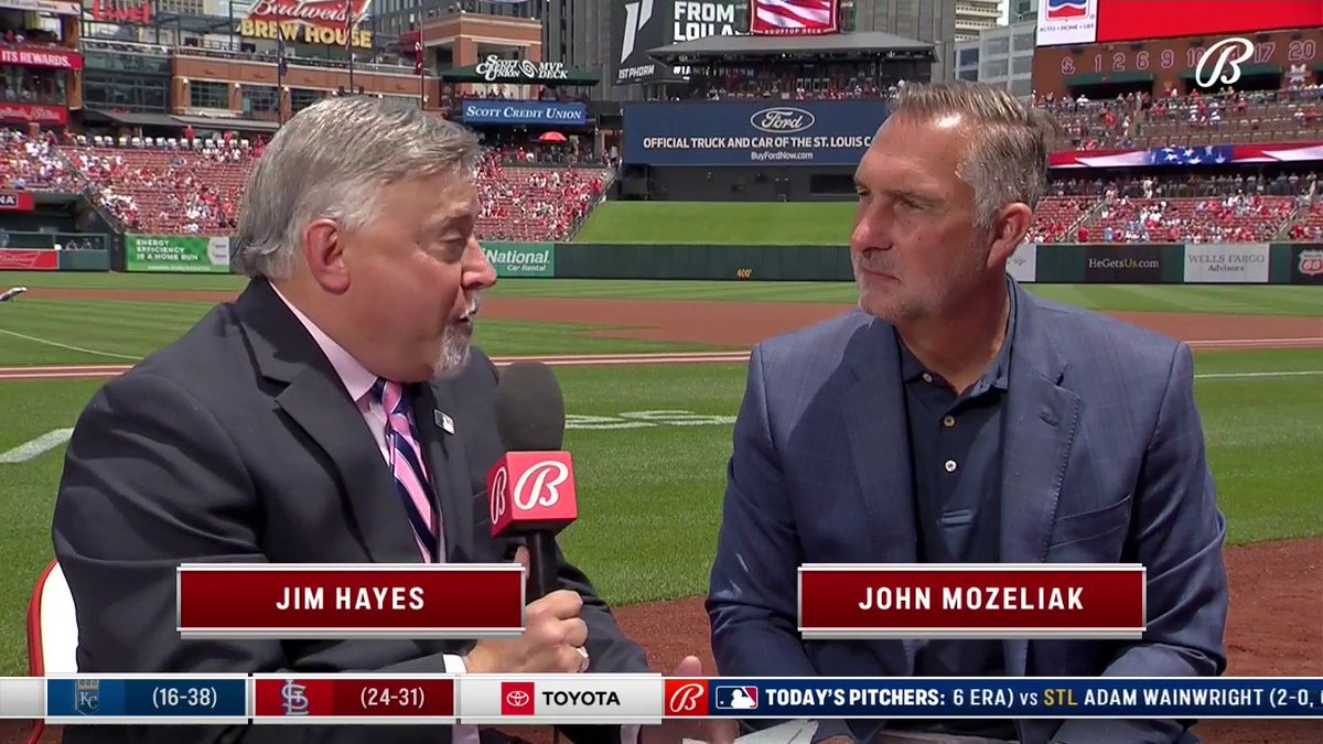 Mozeliak tells @TheCatOnBallyTV he does not anticipate the #STLCards "selling" at the trade deadline: "Where our division is headed, it's going to remain very competitive. We're going to be looking at ways that can really help this club."