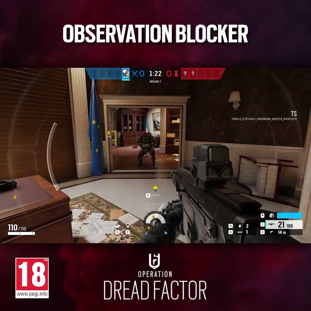 👁🚫 With the Observation Blocker secondary gadget you have brand new ways to deny sight lines. Available at the launch of Y8S2.